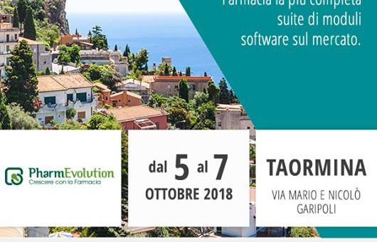 EVENTI – CSF Sistemi sarà presente al PharmEvolution a Taormina dal 5 al 7 Ottobre 2018